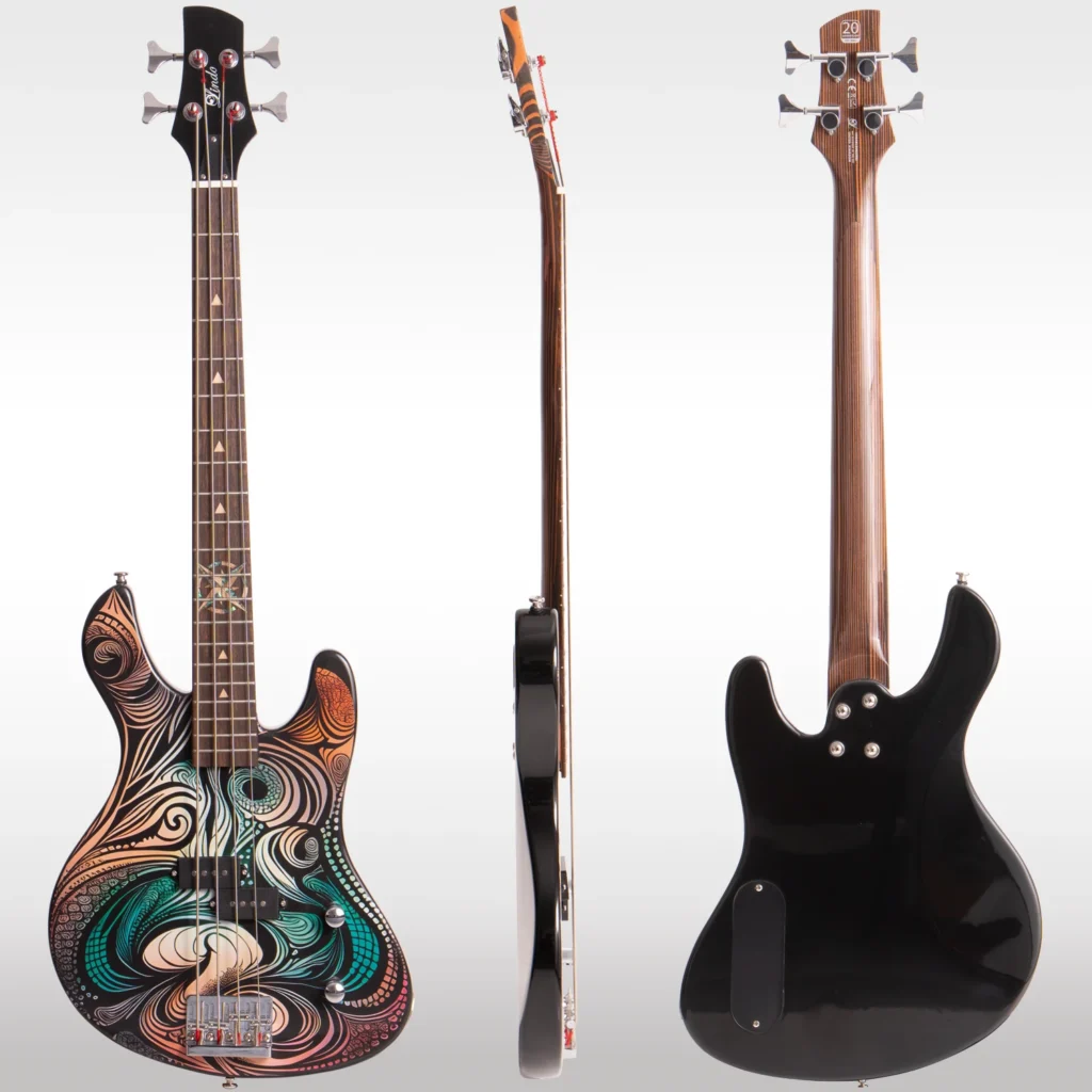 W26 Lindo Sahara Electric Bass Guitar (30″ Short Scale)