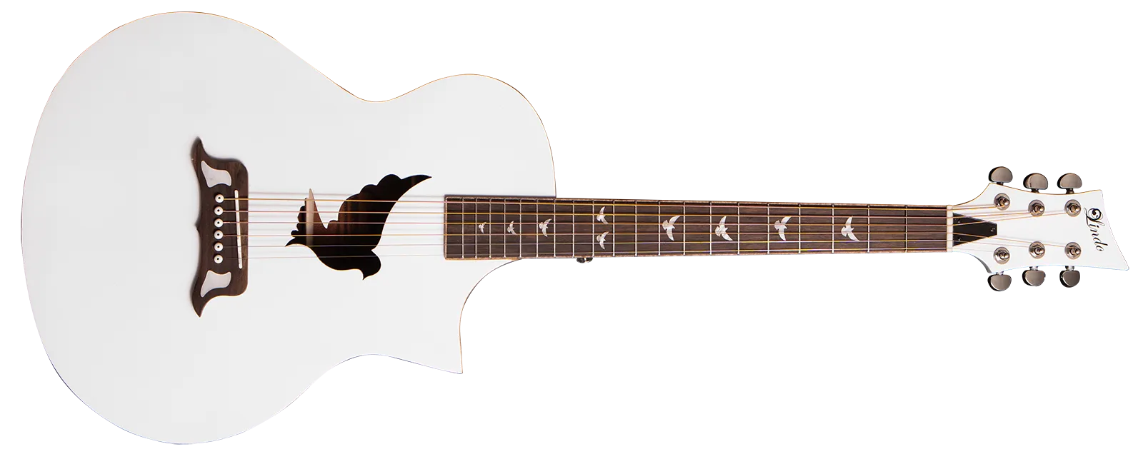 Lindo White Dove V4 Electro-Acoustic Guitar