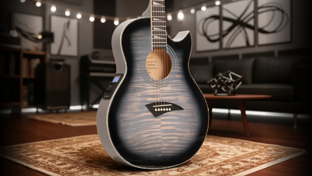 W41 Lindo ORG-SL SlimLine Space Grey Electro Acoustic Guitar – Limited Edition