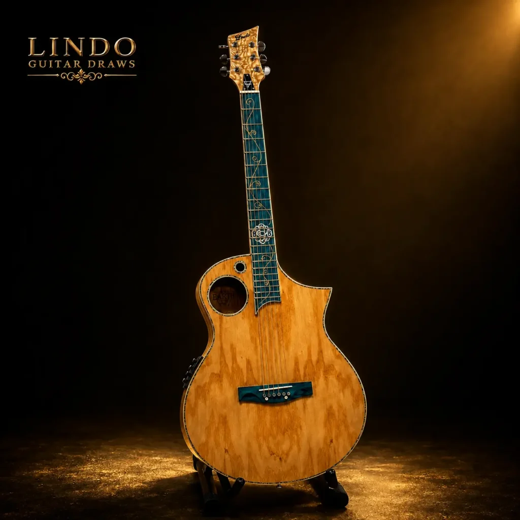 W39 Lindo Earth V1 Electro Acoustic Guitar — Win The Exact Guitar Shown