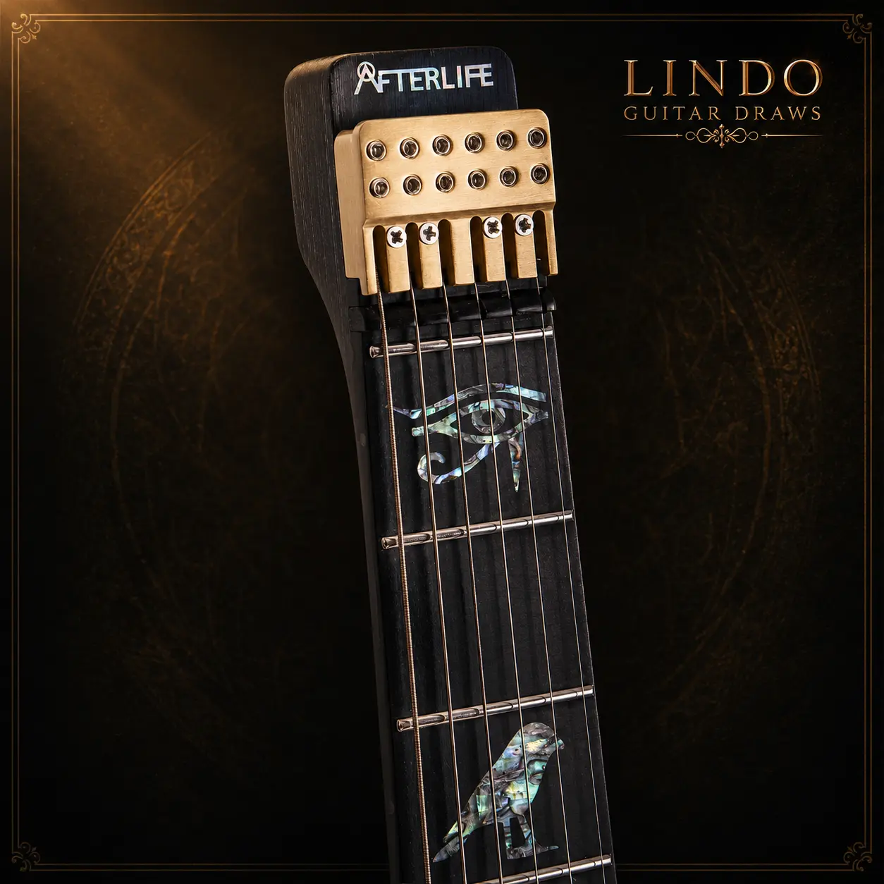 W33 Lindo AfterLife Headless Electric Guitar + Hard Case – gallery image 2