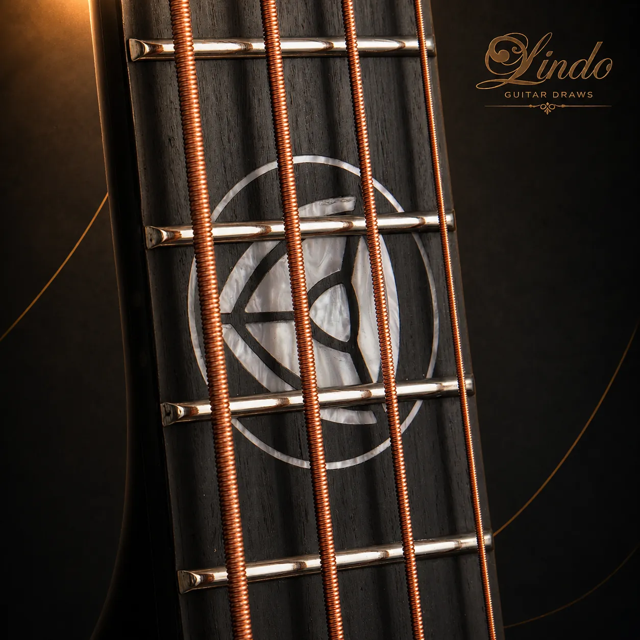 W31 Lindo Neptune V3 Short Scale Electro Acoustic Bass Guitar & Hard Case – gallery image 3