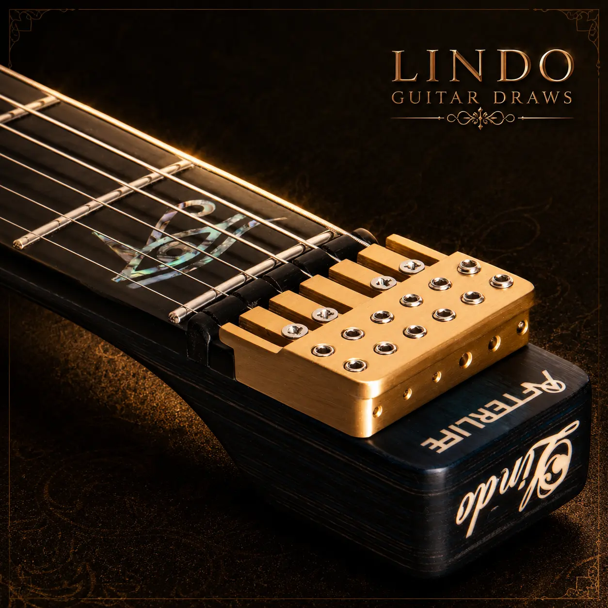 W33 Lindo AfterLife Headless Electric Guitar + Hard Case – gallery image 4