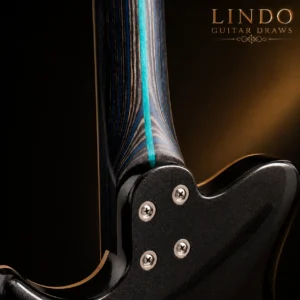 W31 Lindo AfterLife Electric Guitar Eye of Horus Headless Chambered – gallery image 7