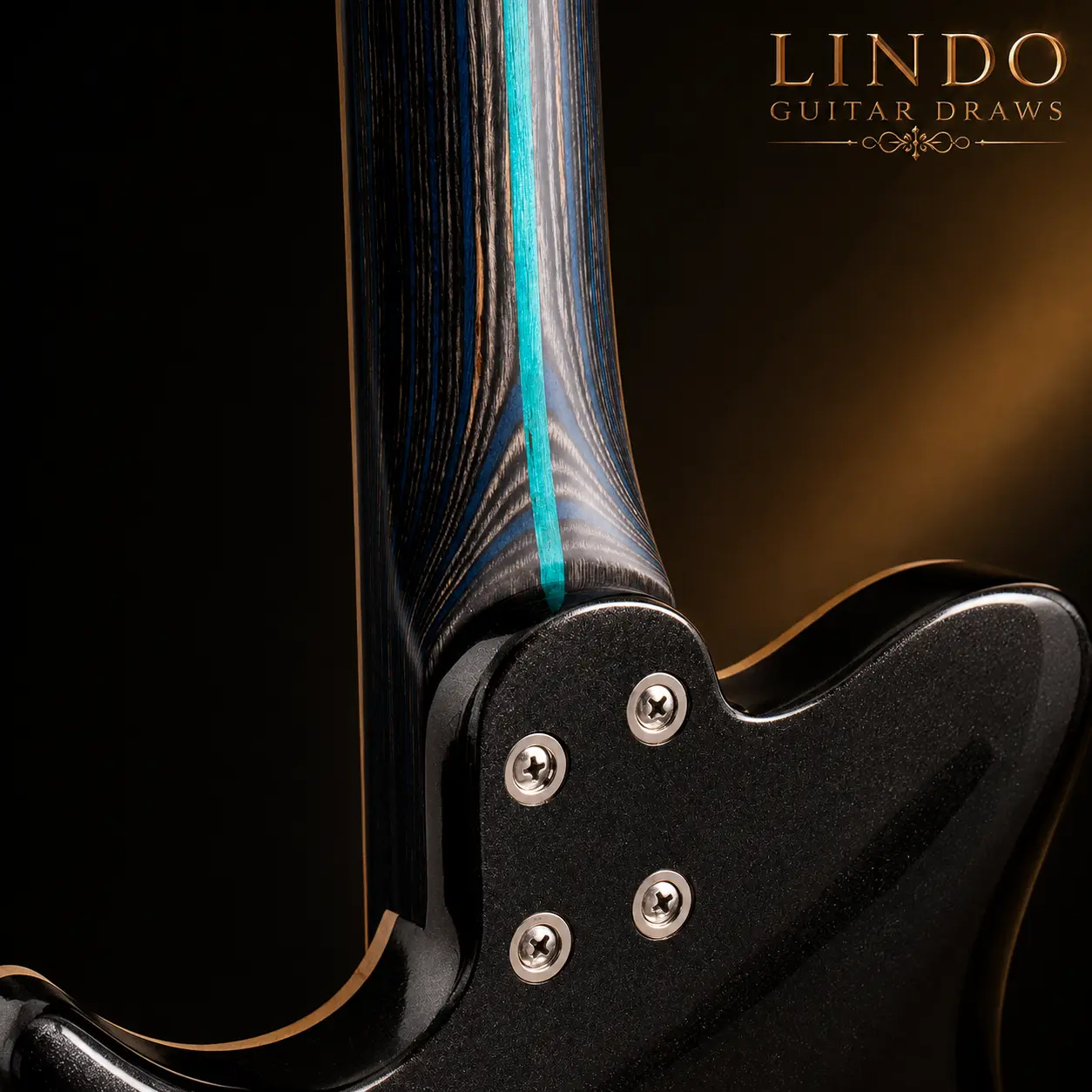 W33 Lindo AfterLife Headless Electric Guitar + Hard Case – gallery image 7
