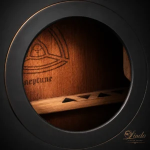 W32 Lindo Neptune V3 Short Scale Electro Acoustic Bass Guitar & Hard Case – gallery image 7