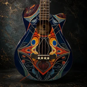 W32 Lindo Short Scale Sahara Electro Acoustic Bass Guitar B stock – gallery image 1