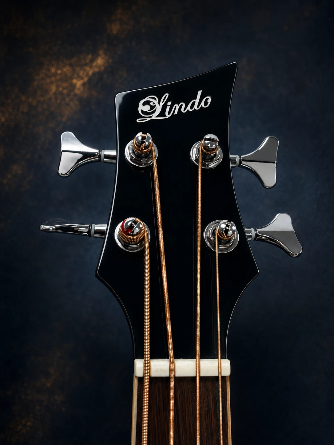 W32 Lindo Short Scale Sahara Electro Acoustic Bass Guitar B stock – gallery image 8