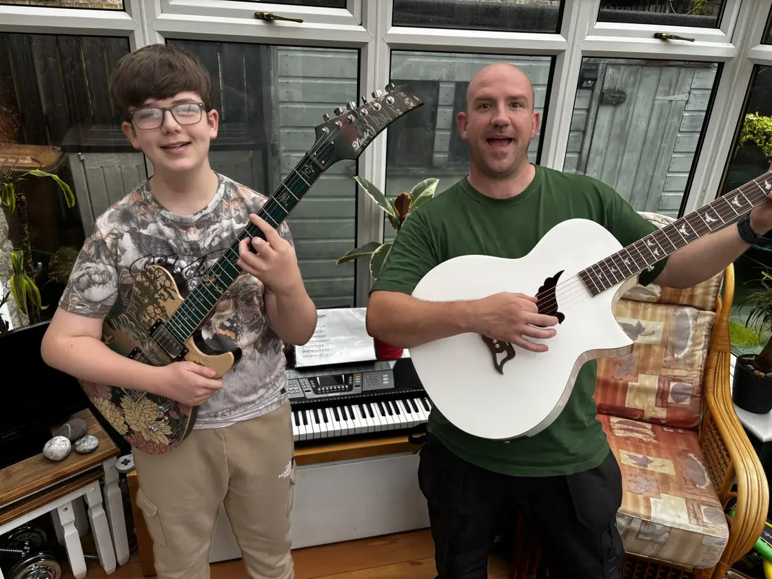 Winner photo for W31 - Lindo White Dove V3 Electro Acoustic Guitar & Premium Hard Case